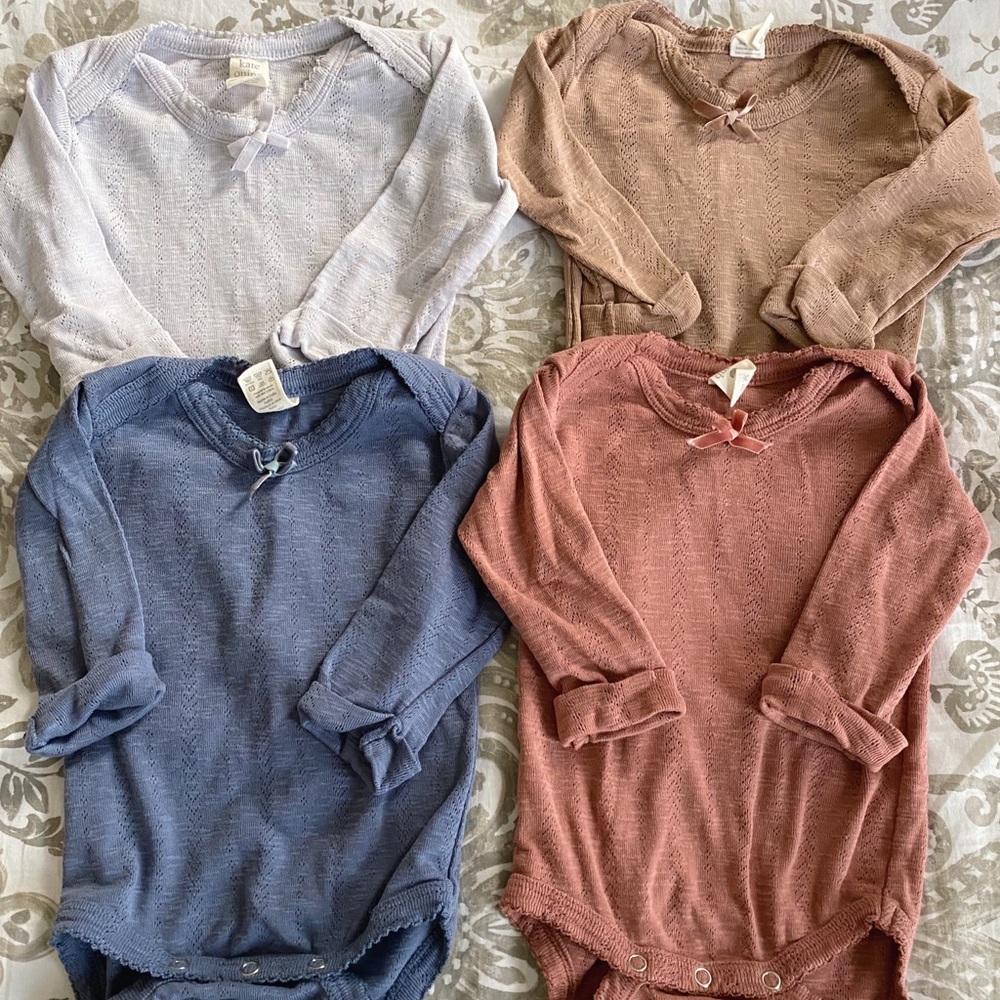 Kate Quinn bodysuit lot, size 6-12 months